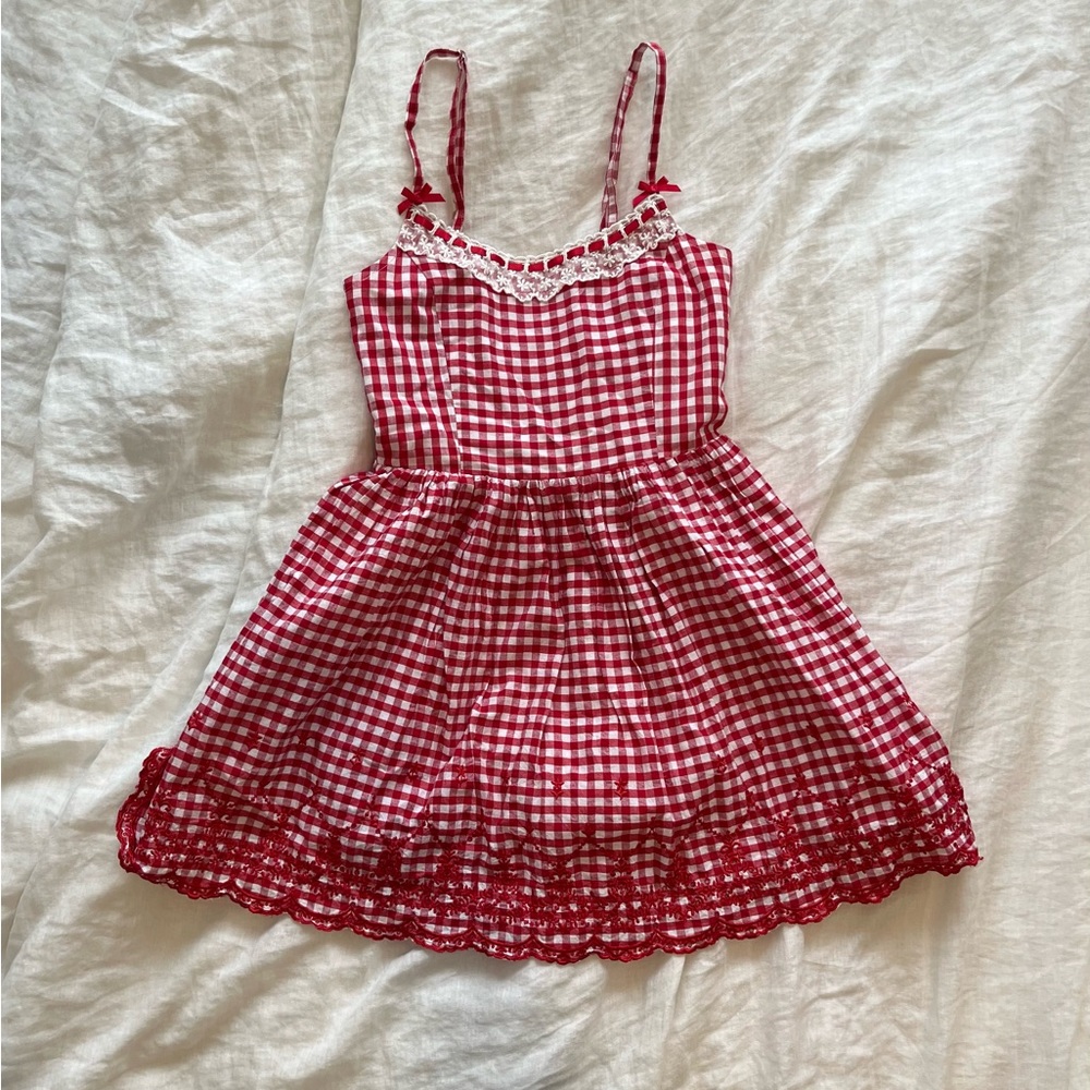 Ank Rouge Gingham Dress